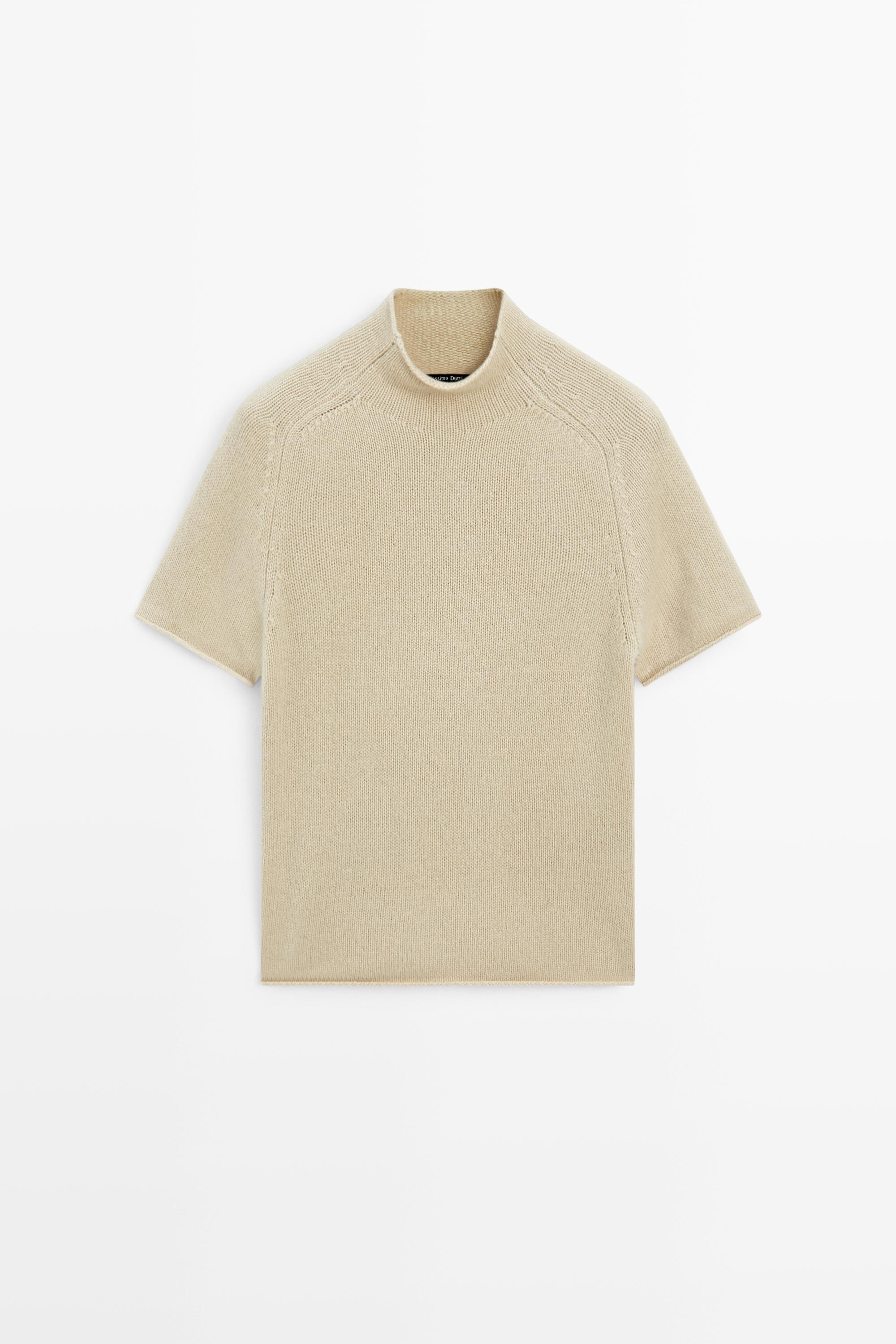100% Cashmere Mock Turtleneck Sweater